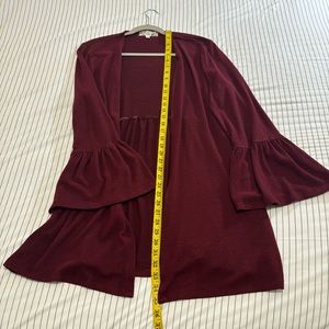 Pink rose size large cardigan